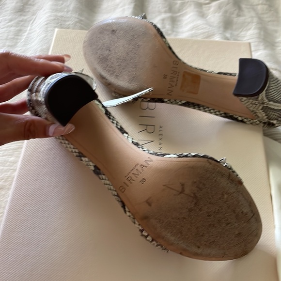 Alexandre Birman Python Clarita Sandals 38 - Picture 10 of 12